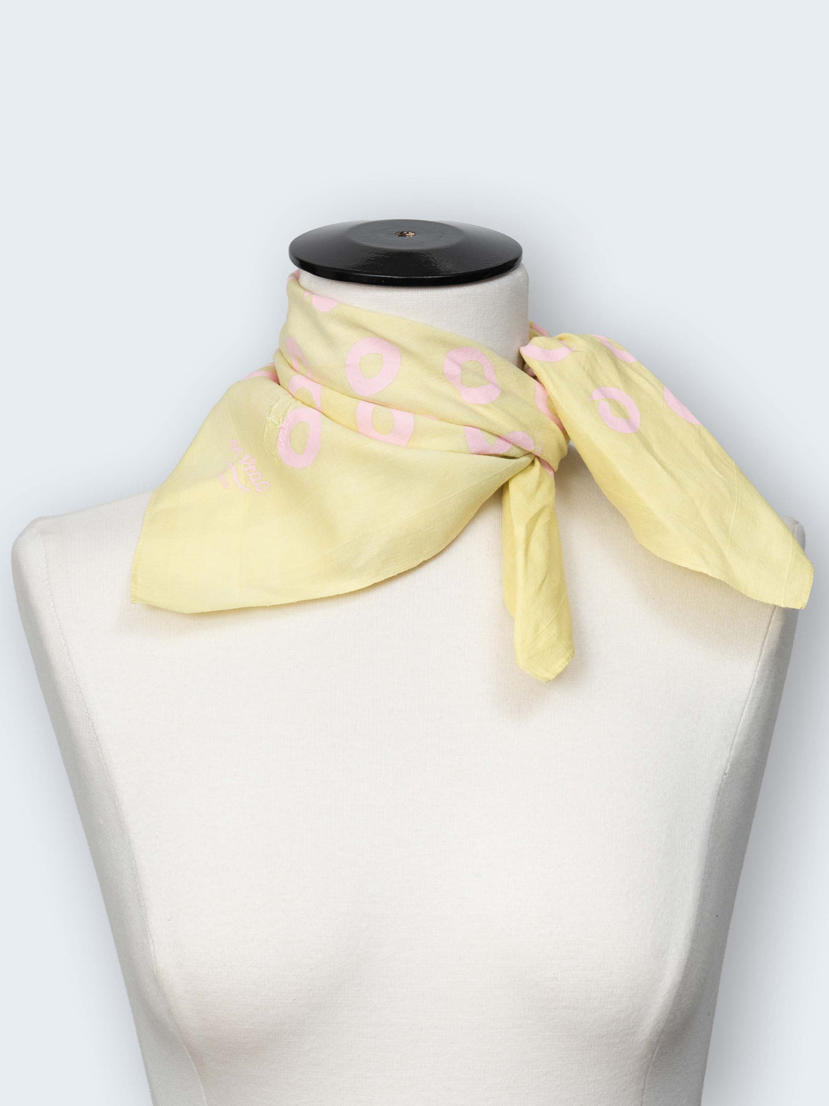Bandana en voile de coton Bulles de champagne