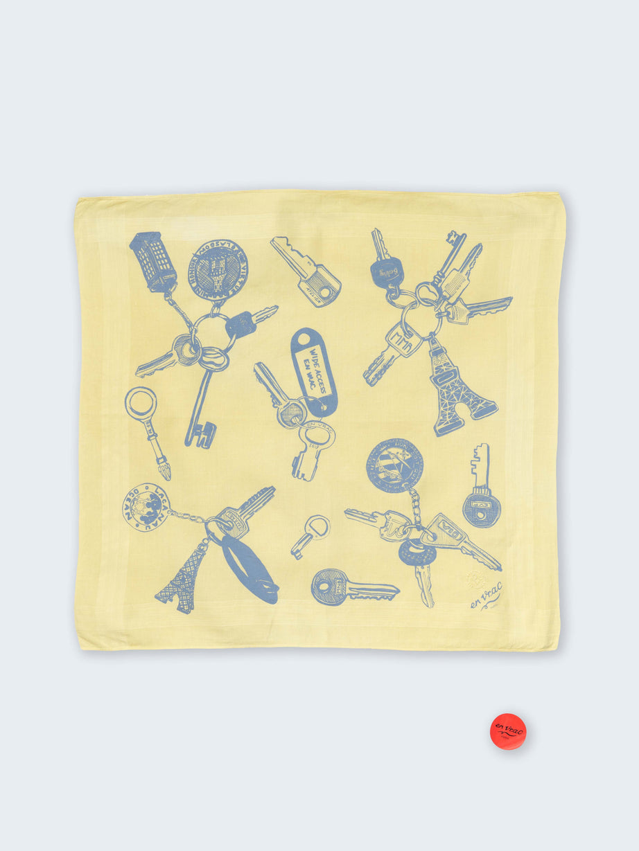 Bandana en voile de coton Hand me the Keys!