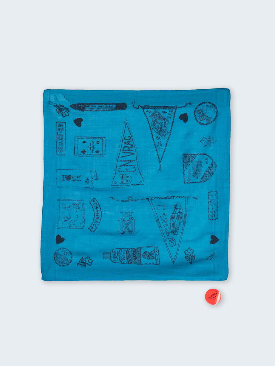 Bandana en voile de coton Ecussons En Vrac