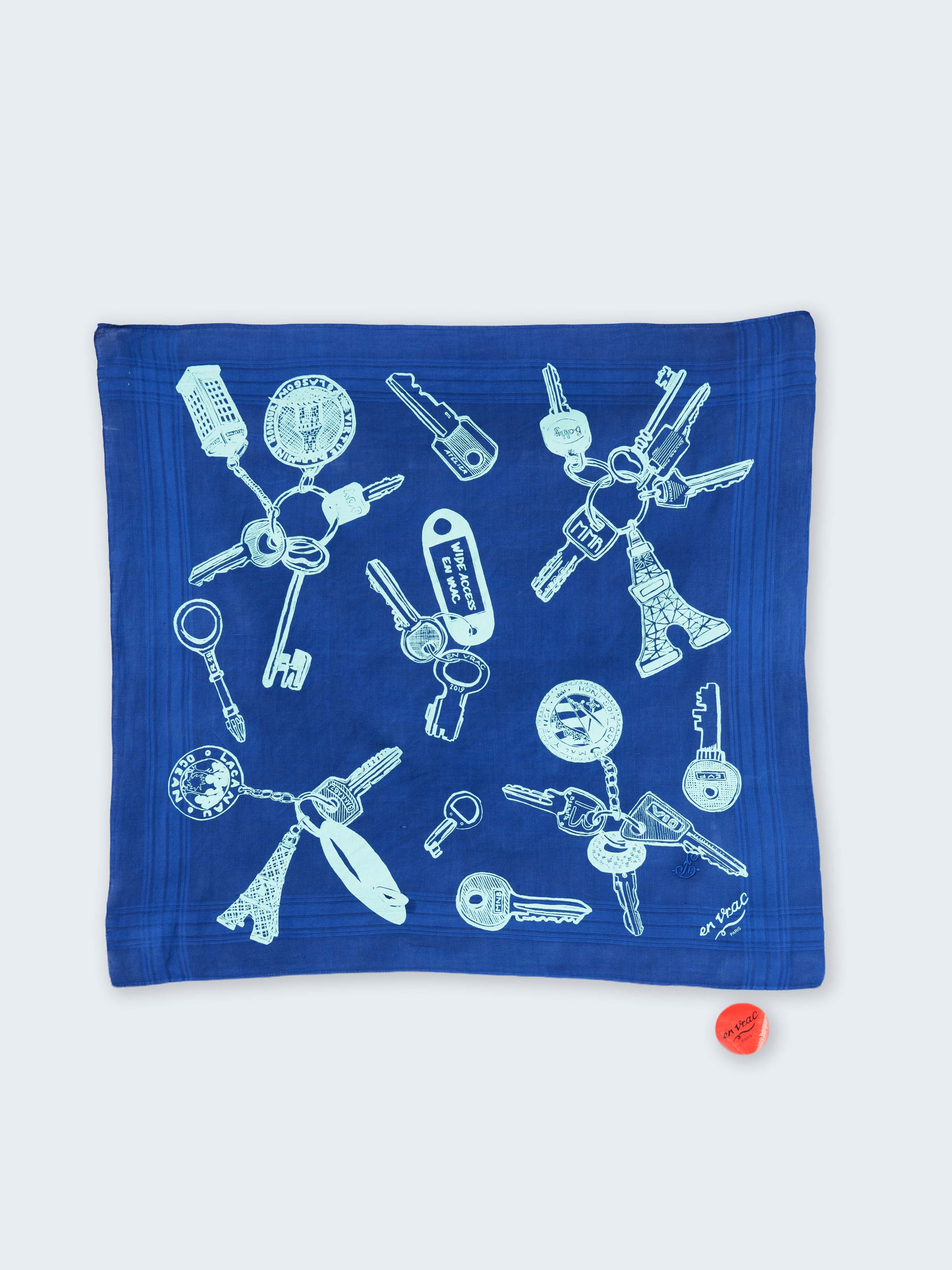 Bandana en voile de coton Hand me the Keys!