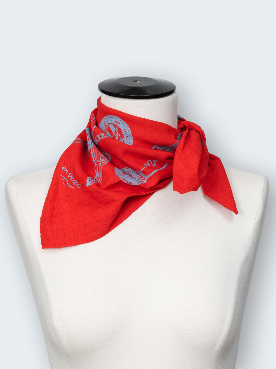 Bandana en voile de coton Hand me the Keys!