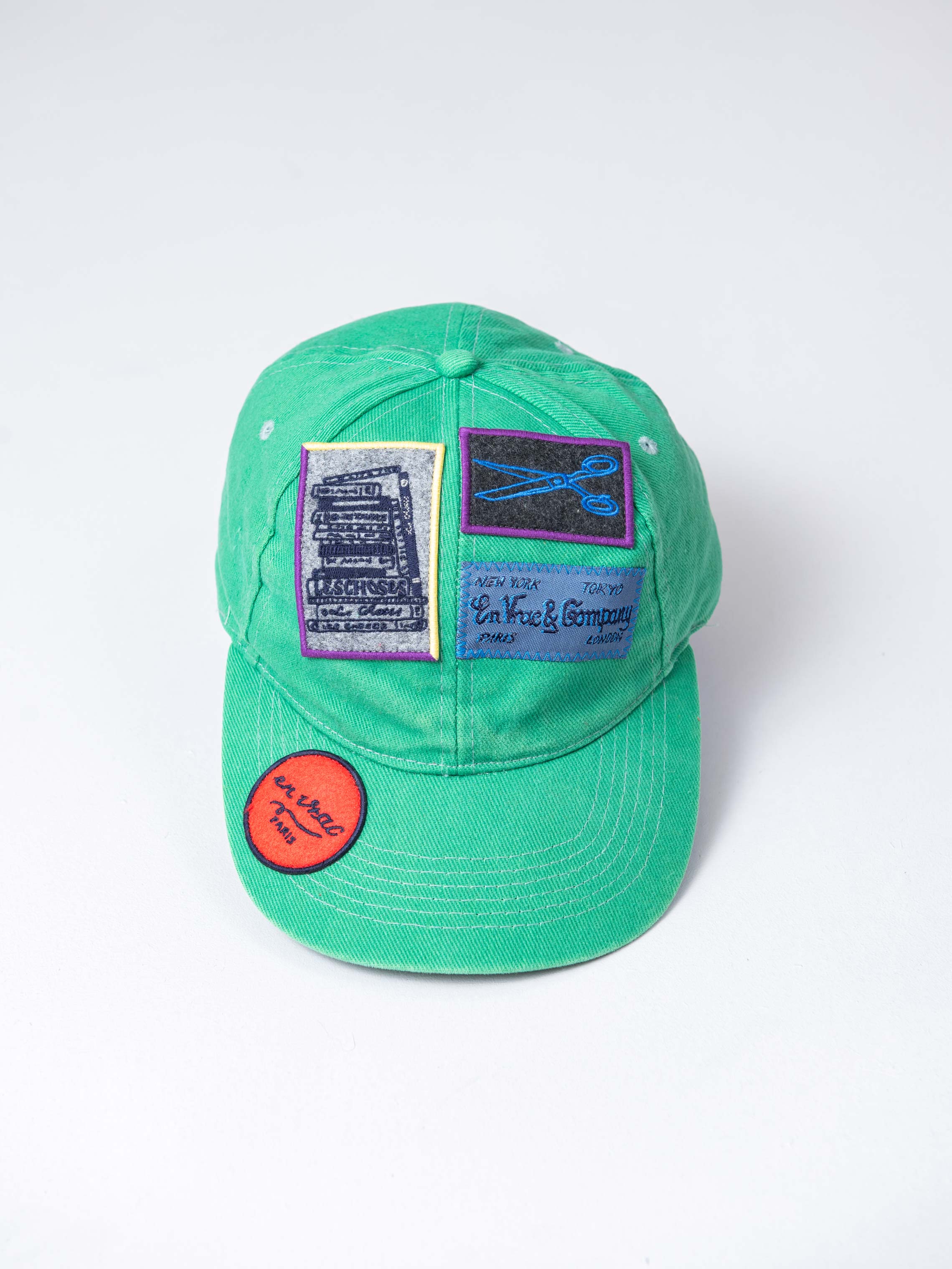 Casquette brodée verte