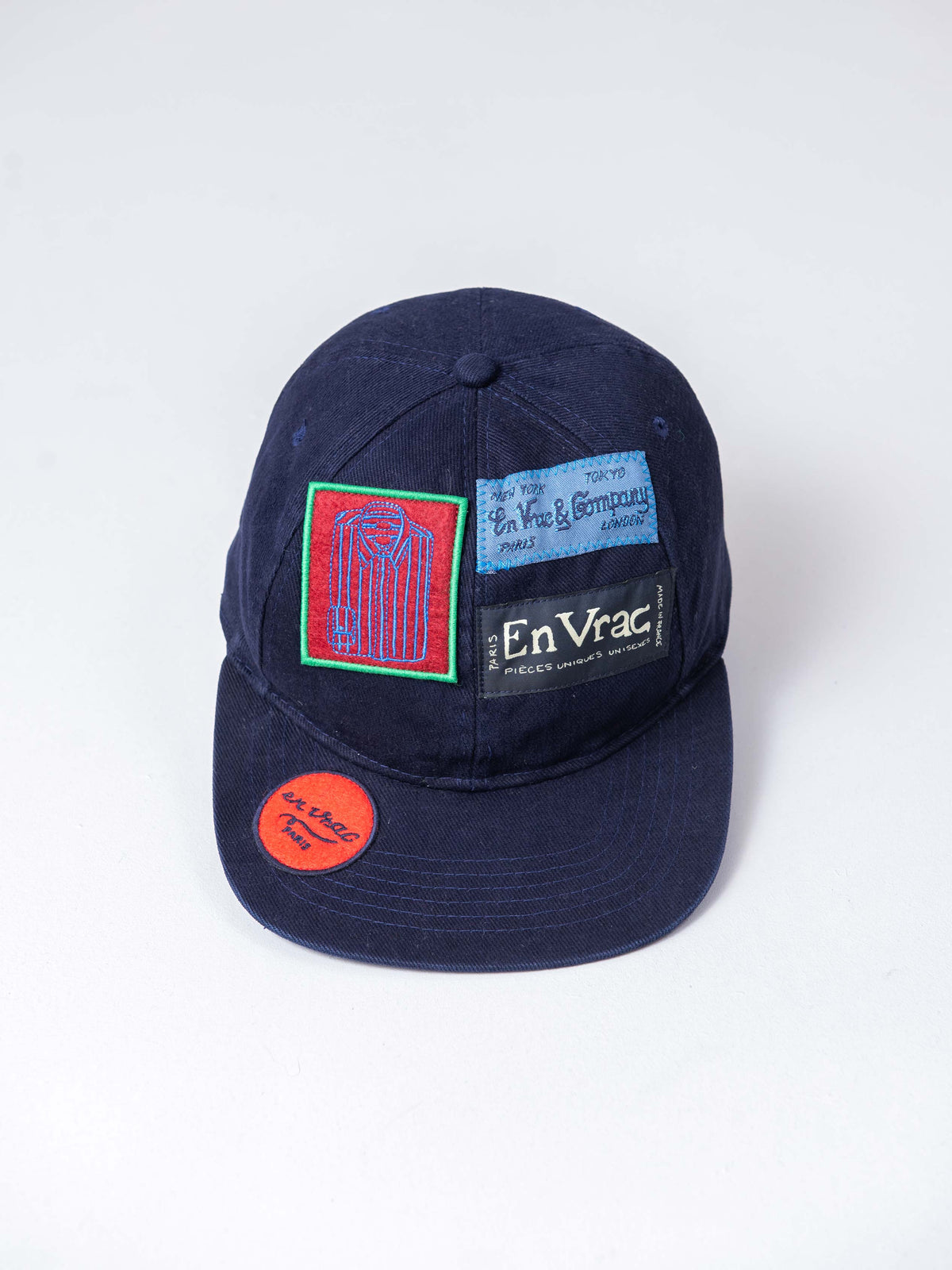 Casquette brodée marine