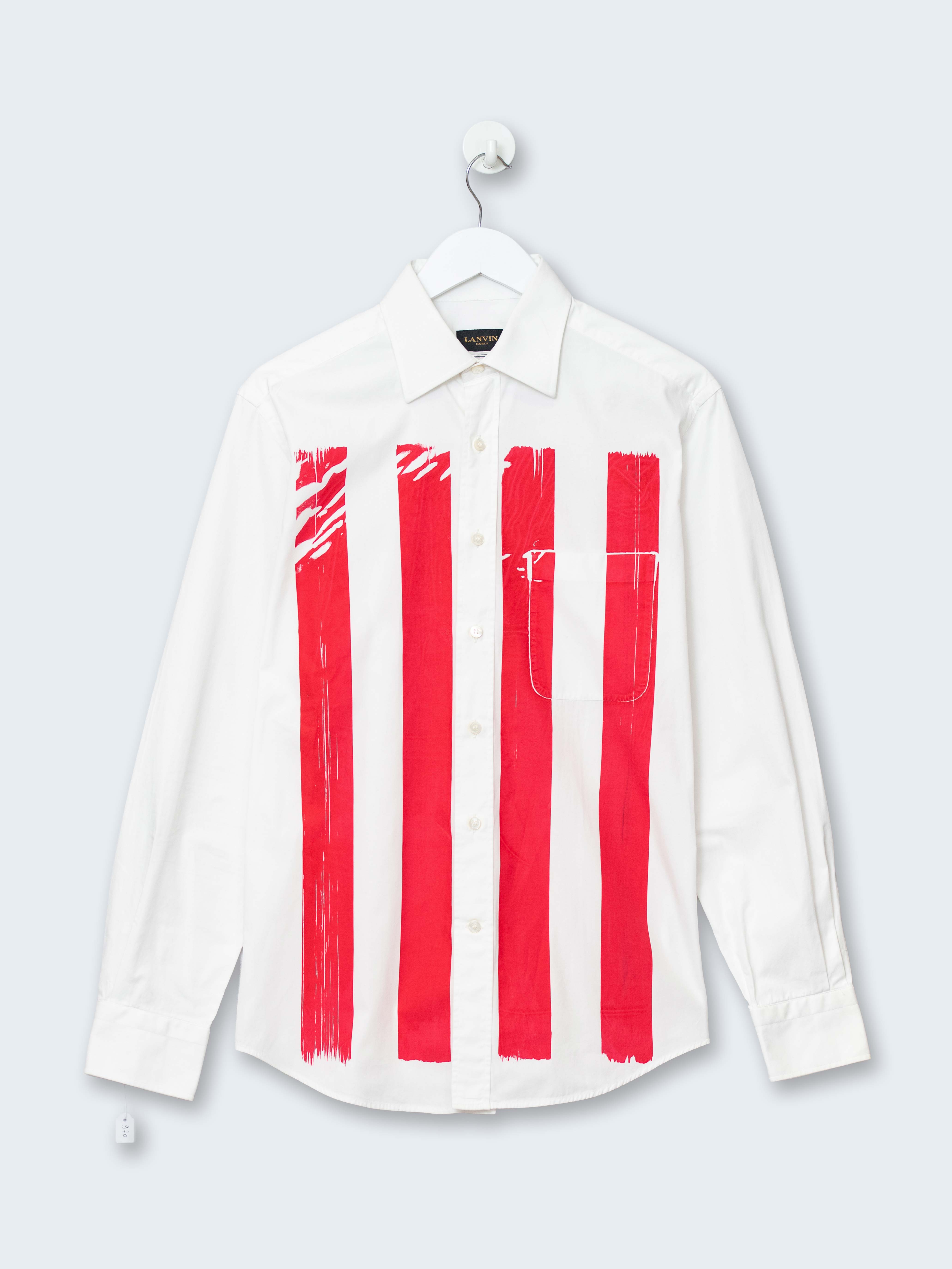 Chemise N°970 - Rayures transat au pinceau