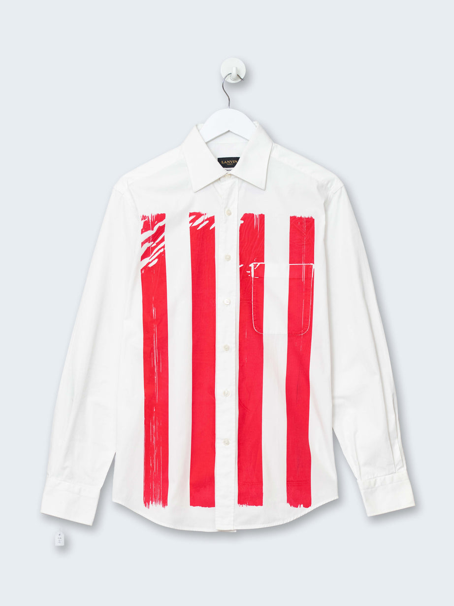 Chemise N°970 - Rayures transat au pinceau