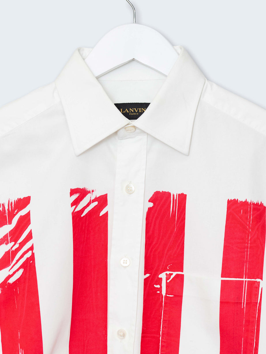 Chemise N°970 - Rayures transat au pinceau