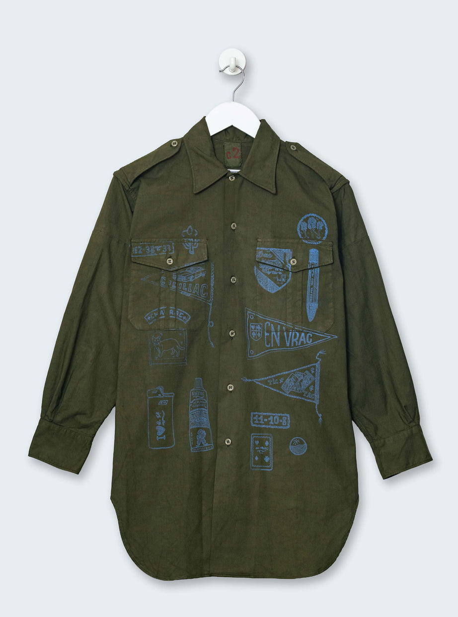 Chemise N°1042 - Ecussons En Vrac