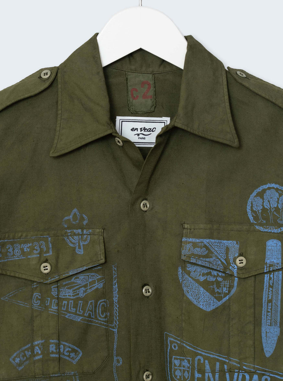 Chemise N°1042 - Ecussons En Vrac