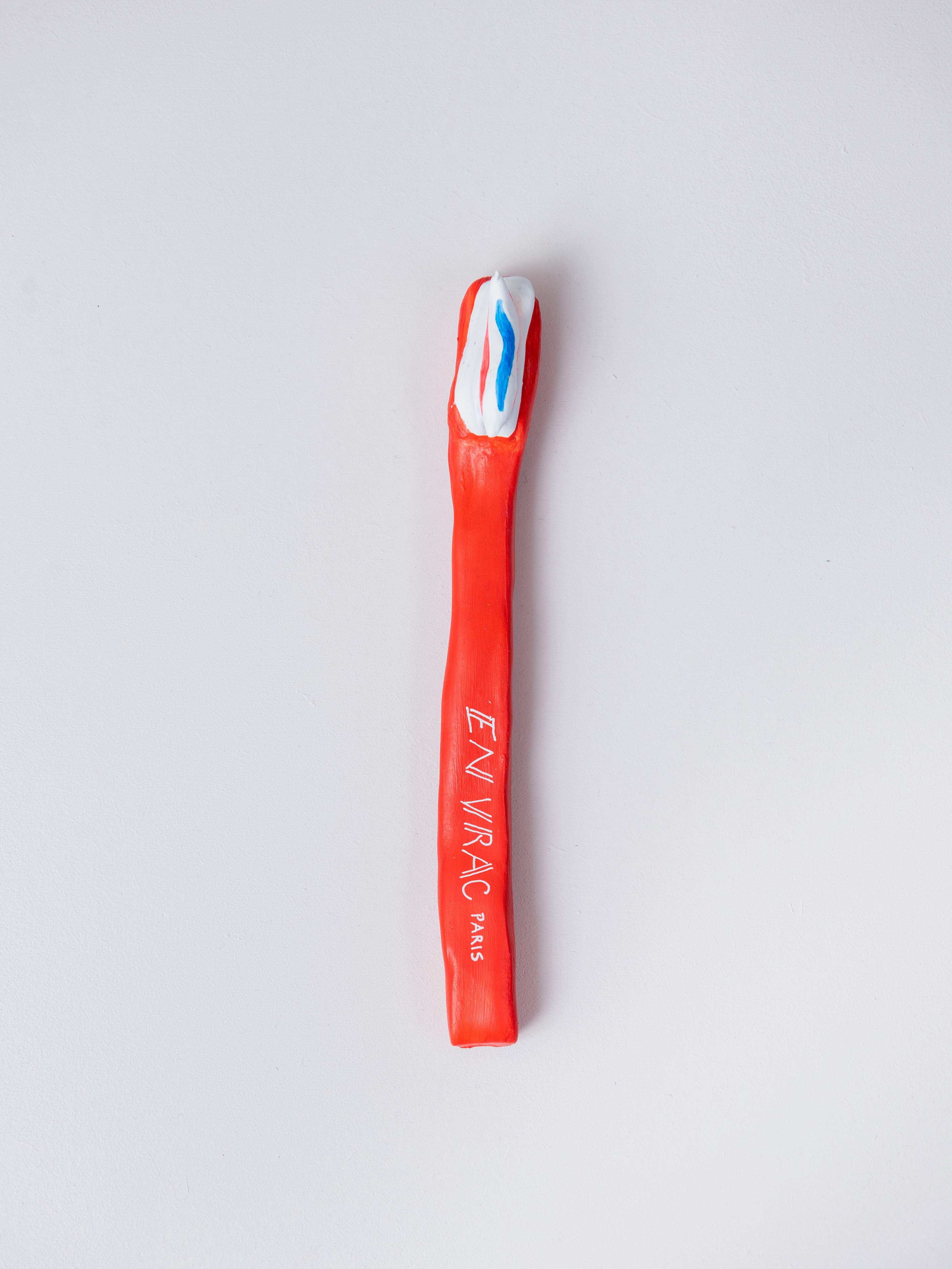 Red toothbrush