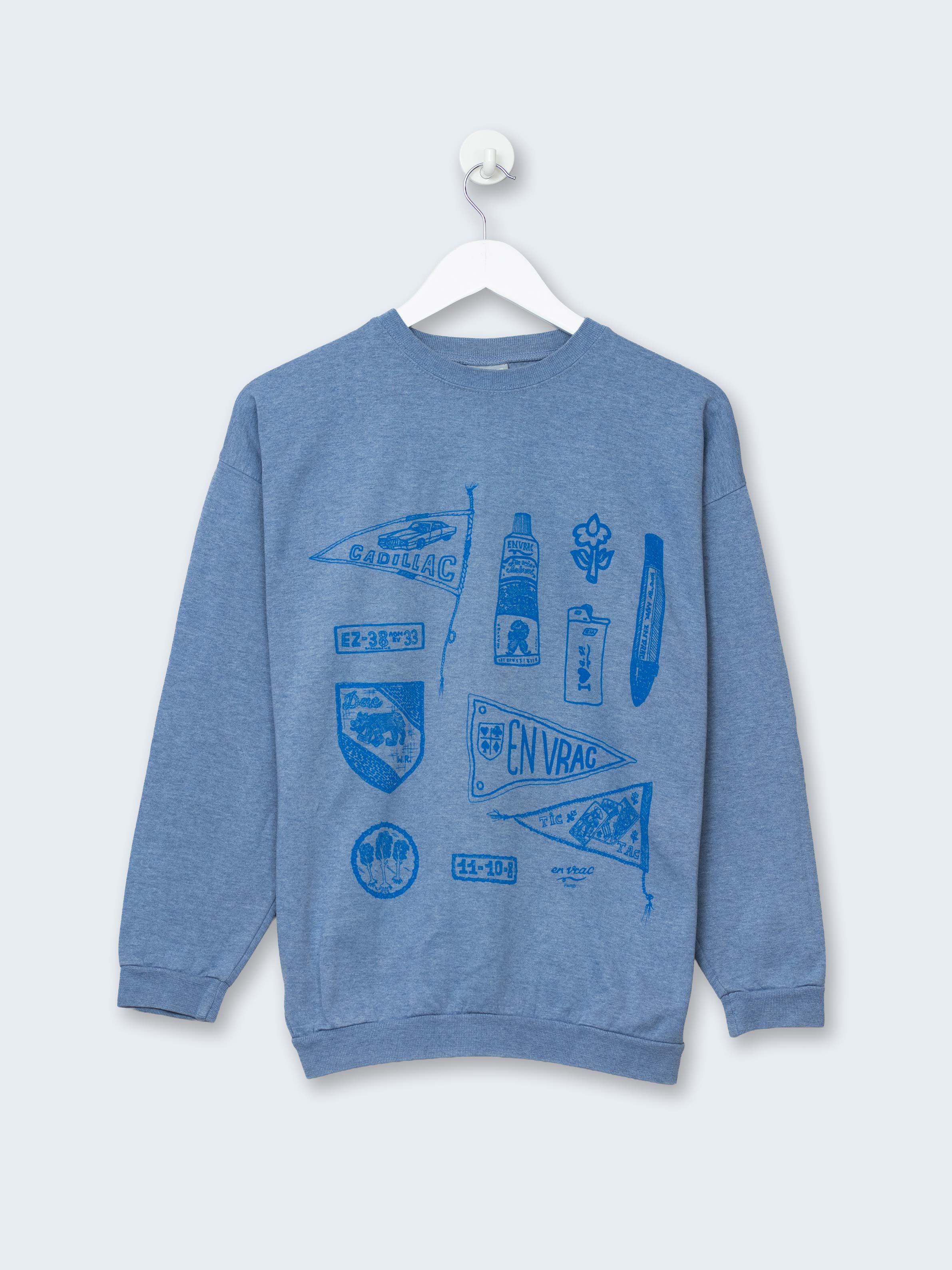 Sweat-Shirt vintage Ecussons En Vrac