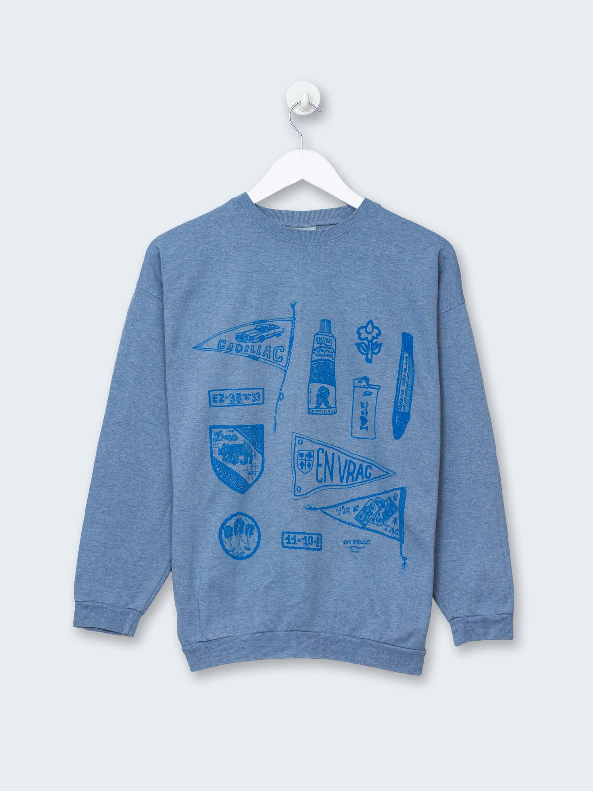 Sweat-Shirt vintage Ecussons En Vrac