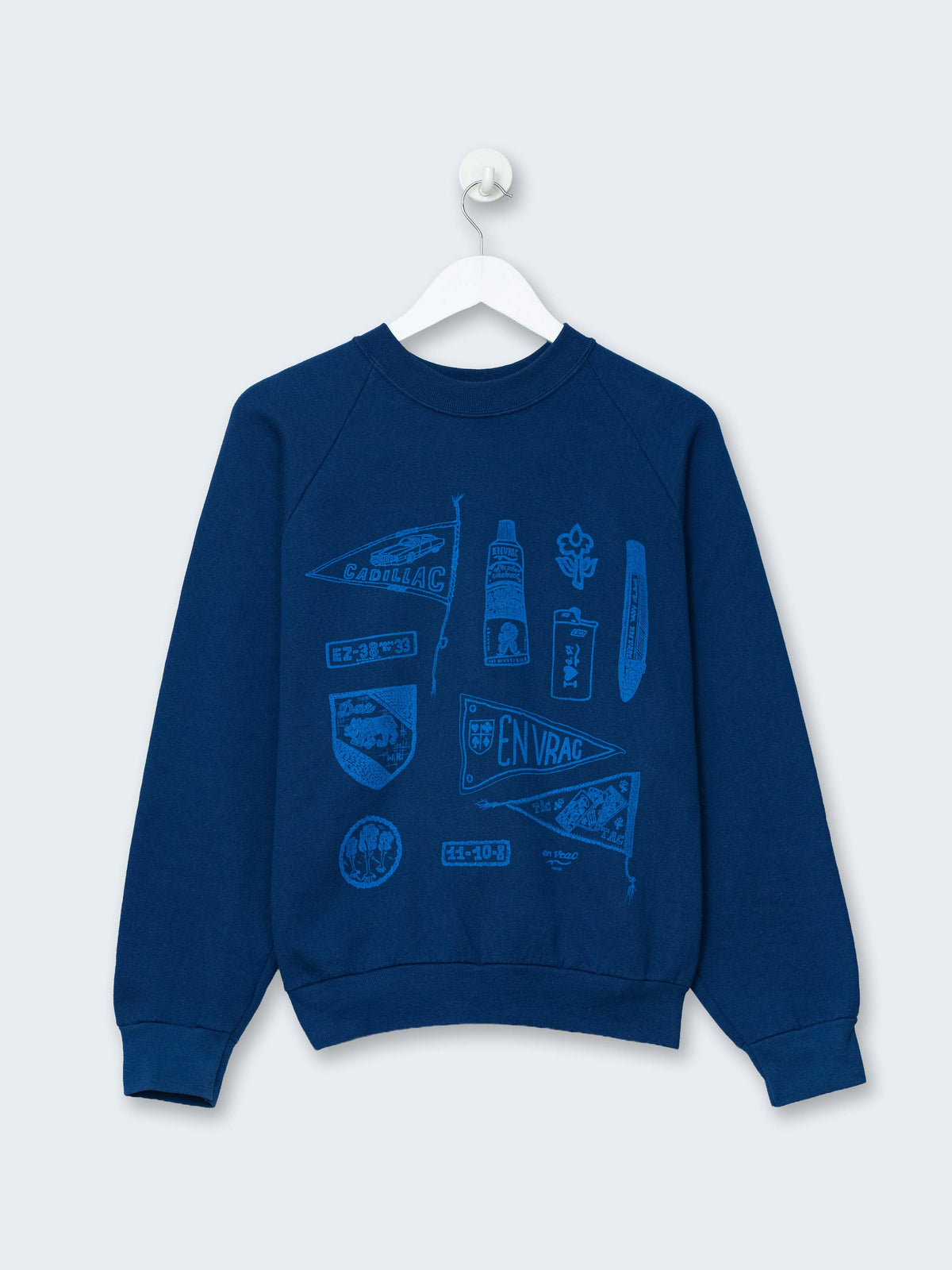 Sweat-Shirt vintage Ecussons En Vrac