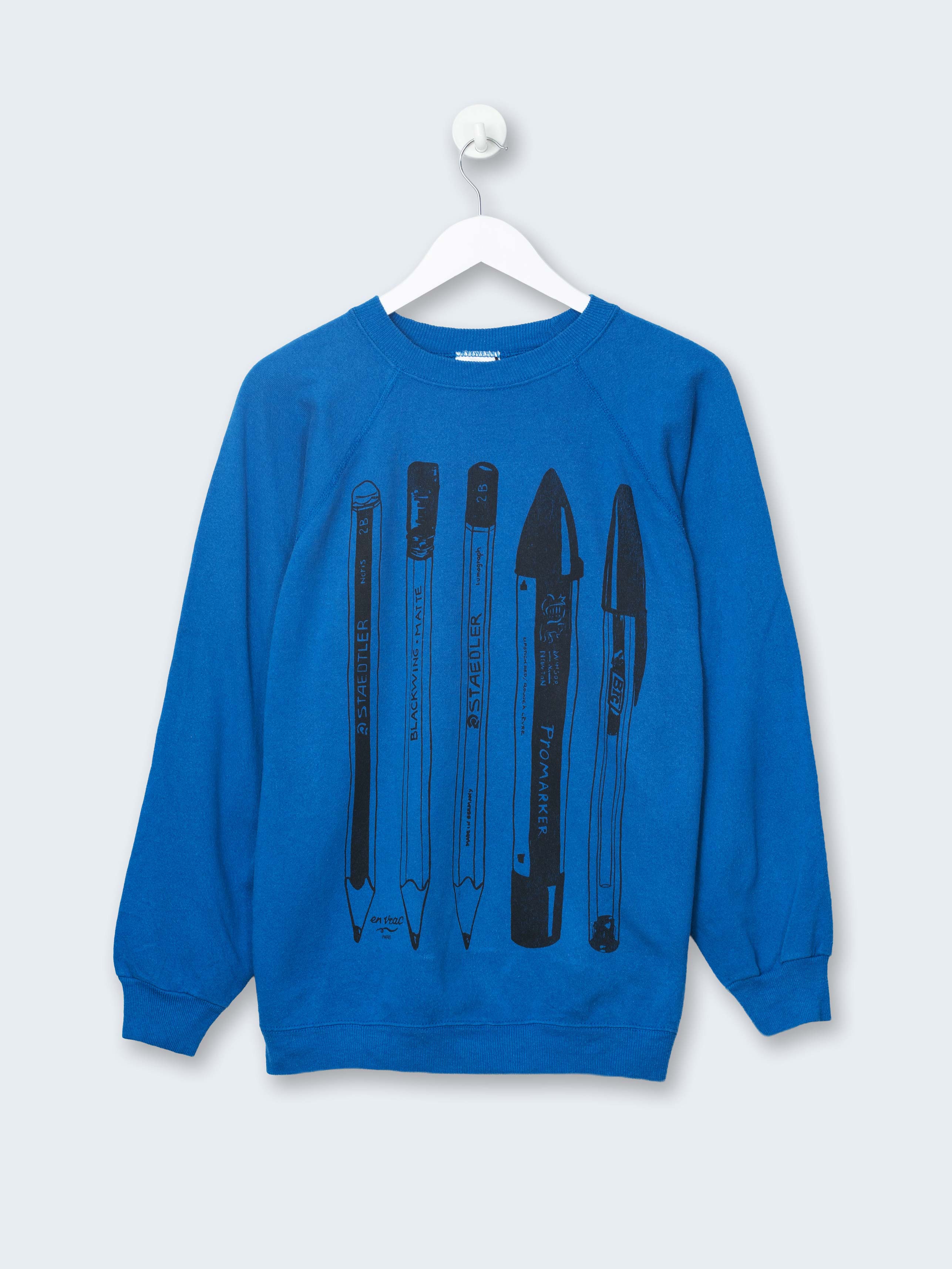 Sweat-shirt vintage Les outils du dessin